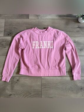 FRANKI Pink Crewneck Sweatshirt - Kids - Size 10
